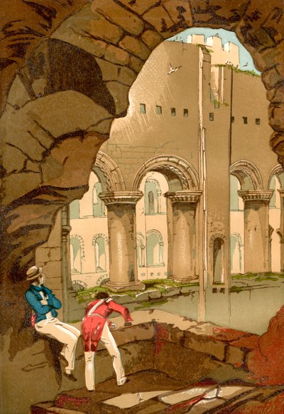 Interno del castello di Rochester, Rochester, Kent, Sud Est dell
