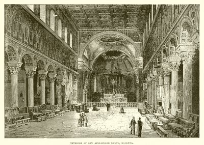 Interno di San Apollinare Nuovo, Ravenna da English School