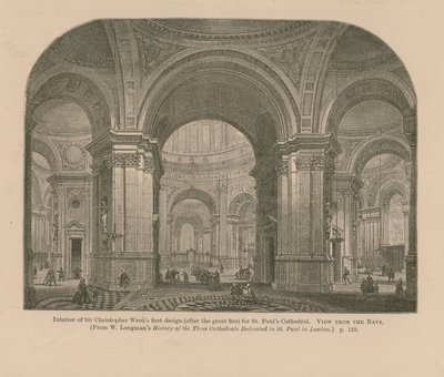 Interno del primo progetto di Sir Christopher Wren da English School