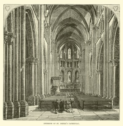 Interno della Cattedrale di San Pietro da English School