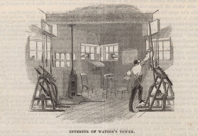 Interno della Torre di Watson da English School