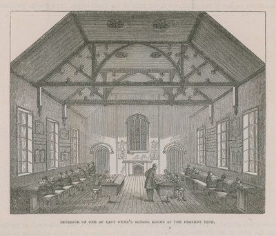 Interno di una delle aule della scuola di Lady Owen da English School