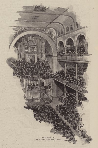 Interno della Grande Sala delle Assemblee da English School