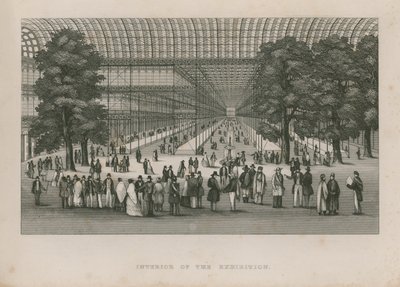 Interno della Grande Esposizione, 1851 da English School