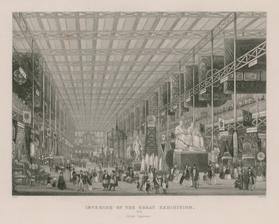 Interno della Grande Esposizione, 1851, Dipartimento Britannico da English School