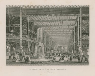 Interno della Grande Esposizione, 1851, dal Transetto guardando a est da English School
