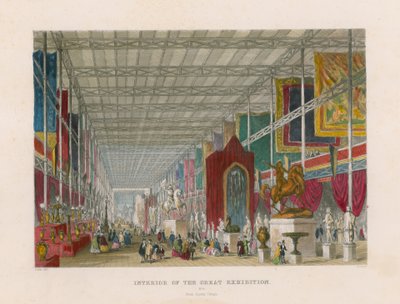 Interno della Grande Esposizione, dal Tempio di Dante da English School