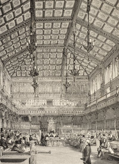 Interno della Camera dei Comuni, da 