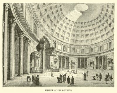 Interno del Pantheon da English School