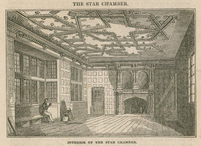 Interno della Camera Stellata, Westminster da English School