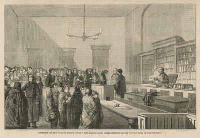 Interno del tribunale di polizia del Tamigi da English School