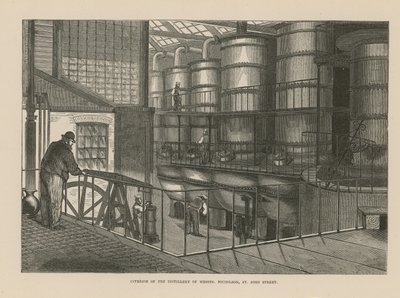 Interno della distilleria di Messrs Nicholson da English School