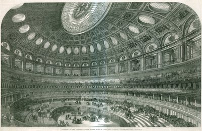 Interno della proposta Royal Albert Hall da English School
