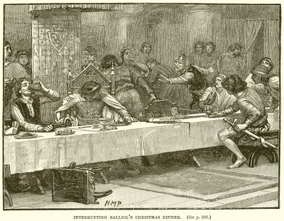 Interruzione della cena di Natale di Balliol da English School