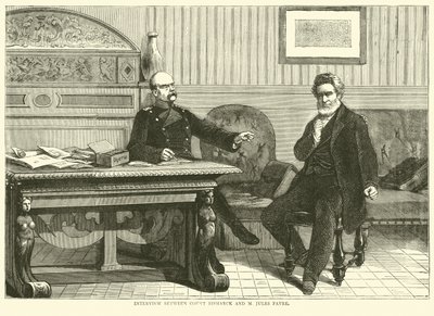 Intervista tra il conte Bismarck e M Jules Favre, settembre 1870 da English School