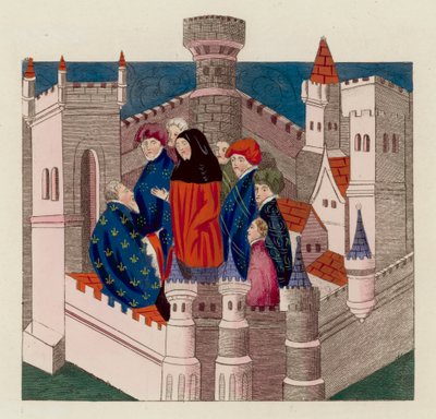 Colloquio tra il conte di Northumberland e re Riccardo II da English School