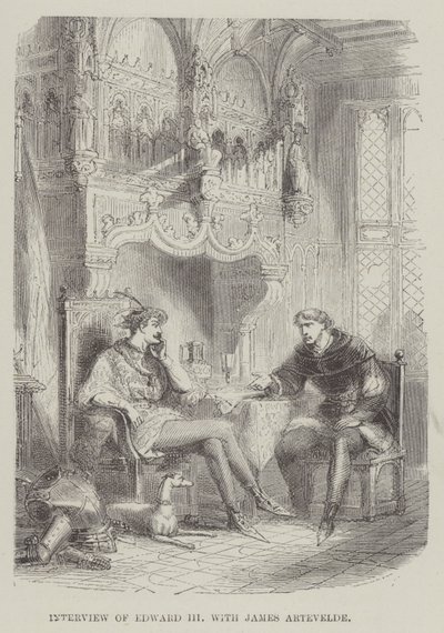 Intervista di Edoardo III con James Artevelde da English School