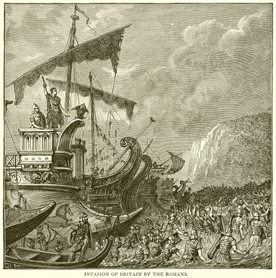 Invasione della Britannia da parte dei Romani da English School