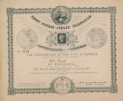 Invito alla Celebrazione del Giubileo della Posta da un Penny da English School