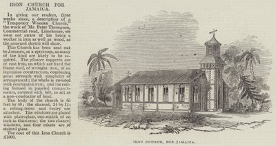 Chiesa di ferro per la Giamaica da English School
