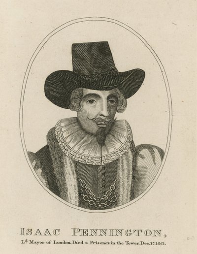 Isaac Pennington, sindaco di Londra da English School