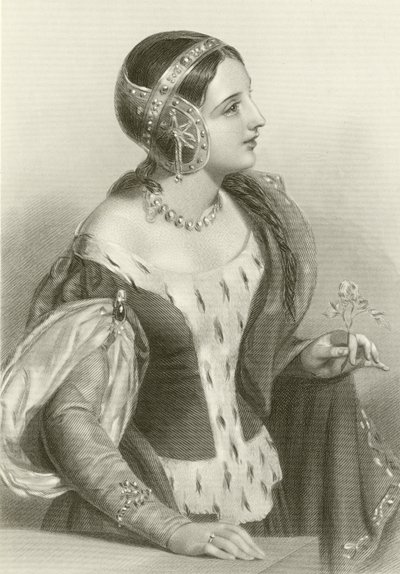 Isabella di Francia, regina di re Edoardo II da English School