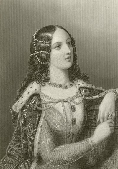Isabella di Valois, seconda moglie di re Riccardo II da English School