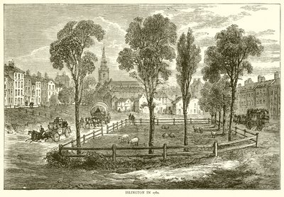 Islington nel 1780 da English School
