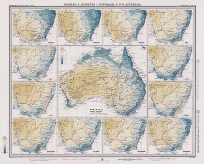 Isobare e Isoiete, Australia e Sud-Est Australia da English School