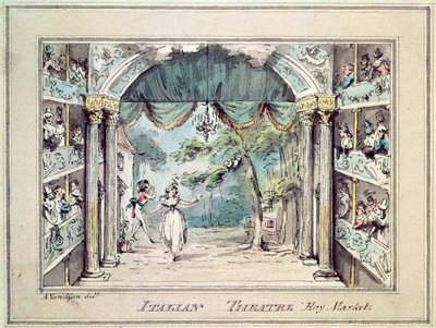 Teatro italiano, Haymarket da English School