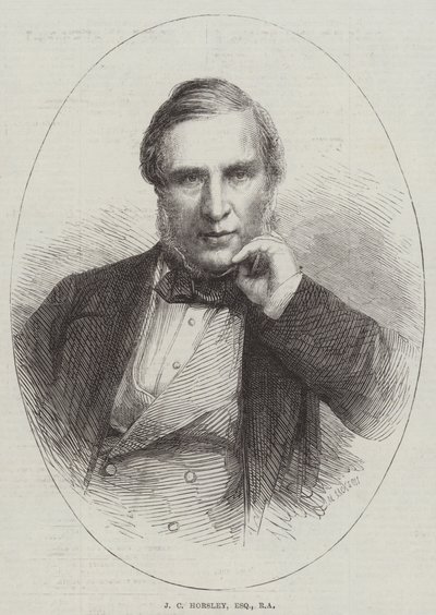 J C Horsley, Esquire, RA (incisione) da English School