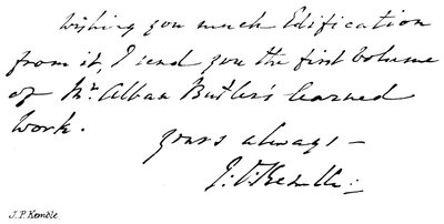 J P Kemble da English School
