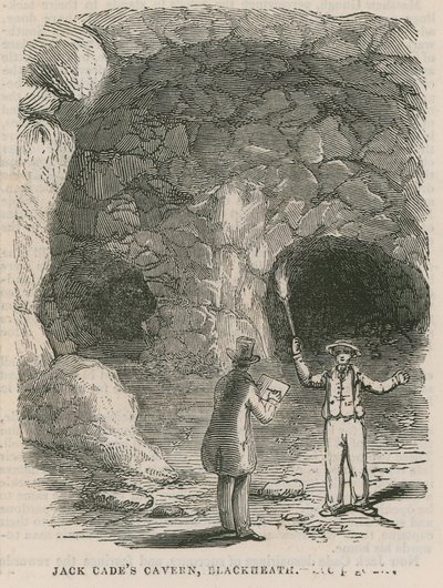 La caverna di Jack Cade da English School