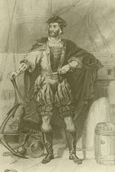 Jacques Cartier (1494-1557), esploratore francese da English School