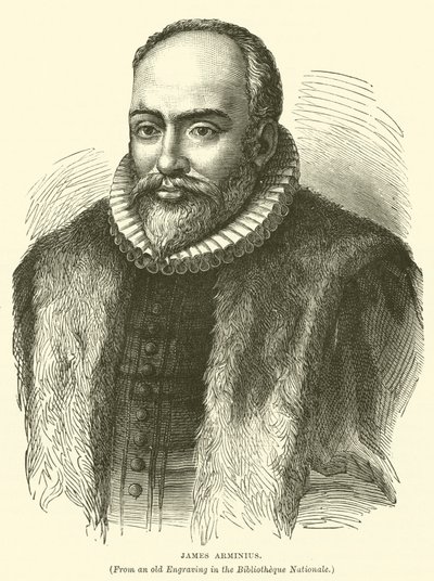 James Arminius (incisione) da English School
