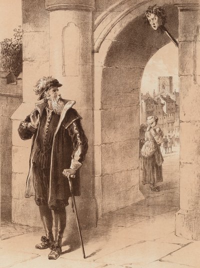 James Bird, "Suo padre un giorno passando, e vedendo il volto di suo figlio" da English School