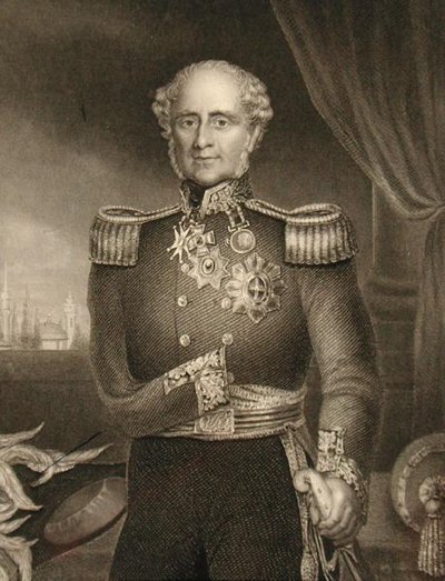 James Henry Somerset Fitzroy (1788-1855) 1° Barone Raglan da English School