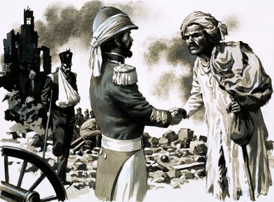 James Kavanagh, in incognito, uno degli eroi di Lucknow da English School