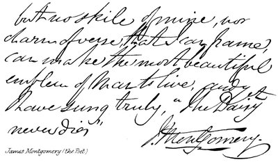 James Montgomery (il Poeta) da English School