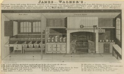 Cucina autoattivante migliorata a brevetto di James Walker da English School