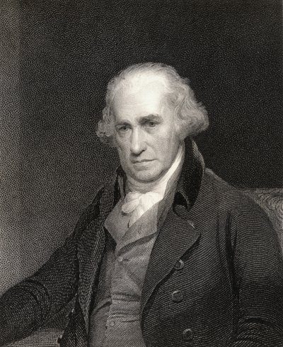 James Watt da Gallery of Portraits, pubblicato nel 1833 da English School