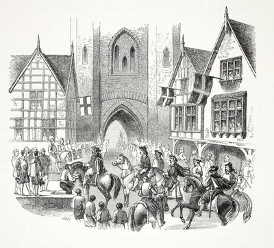 Ingresso di Giacomo I nella Città di Chester da English School