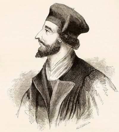 Jan Hus, c.1865 da English School