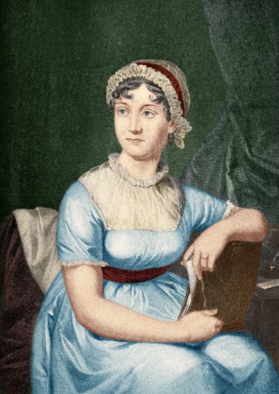 Jane Austen (1775-1817) illustrazione da 