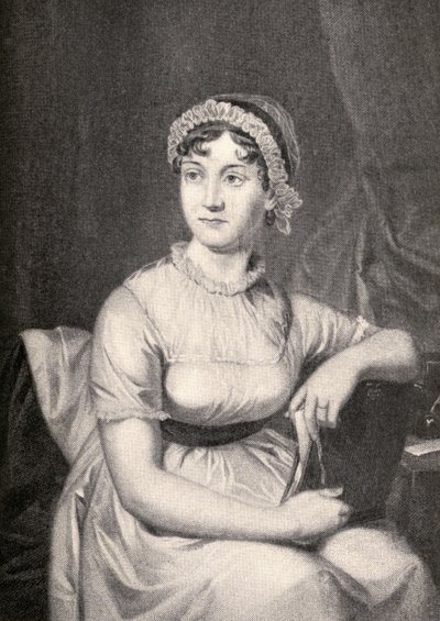 Jane Austen (1775-1817) illustrazione da 