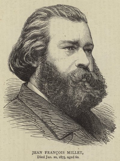 Jean Francois Millet (incisione) da English School