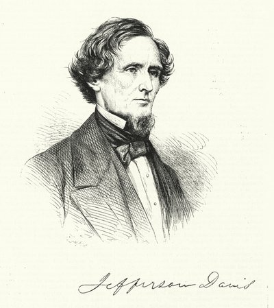 Jefferson Davis (incisione) da English School