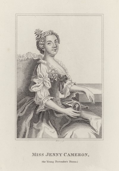 Jenny Cameron, Flora Macdonald (incisione) da English School