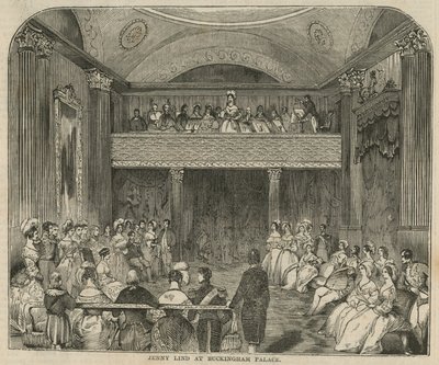 Jenny Lind a Buckingham Palace da English School