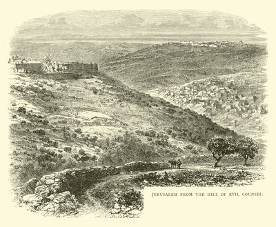Gerusalemme dalla Collina del Cattivo Consiglio da English School